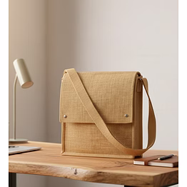 jute bag manufacturer – laptop jute bag comes with hanging handle size - w 14 x h 14 x g 5 | jute bag manufacturer laptop jute bag for b2b importers, wholesalers and distributors – bhagat brothers