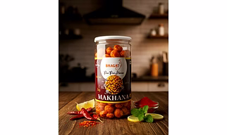 Flavored Makhana Wholesale & Retail – Bhagat Makhana – Peri Peri (Weight - 85gm) | Flavoured makhana wholesale Flavoured makhana snacks for B2B Importers, Wholesalers and Distributors