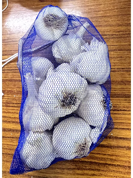 Fresh Garlic Wholesale – Bhagat BOM Garlic - Top Garlic Weight - 250gm | Fresh garlic Mesh Bag wholesale Fresh loose garlic for B2B Importers, Wholesalers and Distributors – Bhagat Brothers