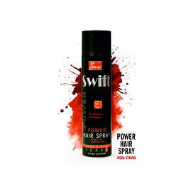 simco herbal swift megastrong hair spray, 250 ml