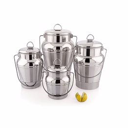 kitchen queen stainless steel milk can