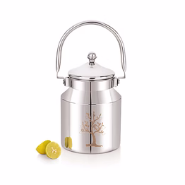 oilve stainless steel milk can