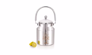 oilve stainless steel milk can