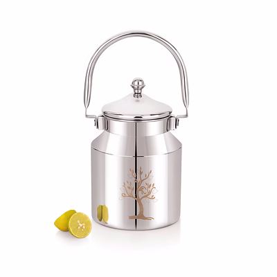 oilve stainless steel milk can
