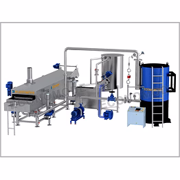 multi product continuous fryer