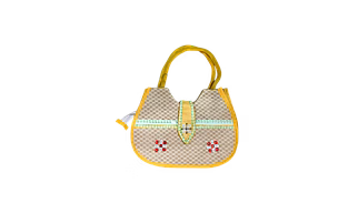 Heritage Blossom Jute Tote Bag