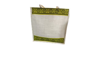 Olive Heritage Jute Shopper