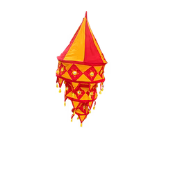 puri handicraft festive royal applique hanging lantern