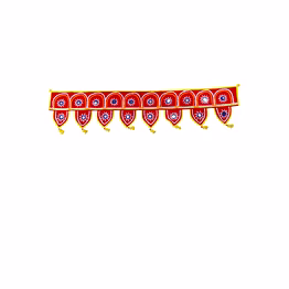 puri handicraft heritage mirror work toran