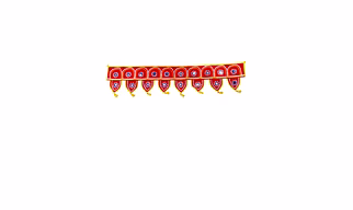 Heritage Mirror Work Toran