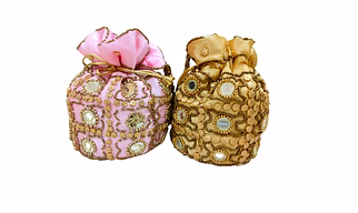 Royal Radiance Embellished Potli Set