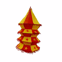 puri handicraft pipili chandua appliqué hanging lamp