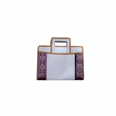 puri handicraft regal heritage ethnic jute handbag