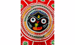 Jagannath Applique Mandala Tapestry