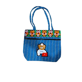 puri handicraft joybear kids handcrafted tote bag