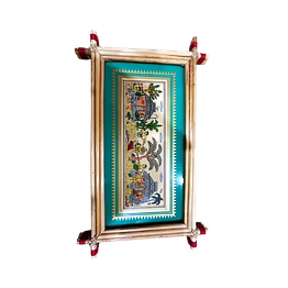 puri handicraft heritage handcrafted bamboo madhubani tray