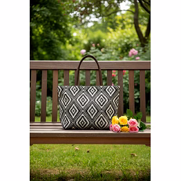 puri handicraft tapestry fabric tote bag