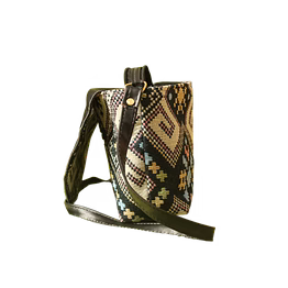 ethnic floral geometric crossbody bag