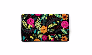 Handmade Sequin and Beaded Flower Design Purse for women accessories