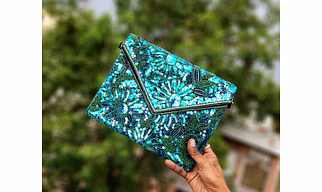 Beaded Embroidery Clutch Bag for women accessories