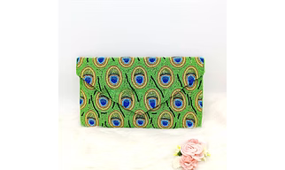 Green beaded clutch purse for women accessories