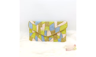 Beaded clutch bag for women accessories