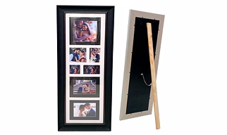 Photo Frame Collage with Standing Backboard (size 42x13 inch)