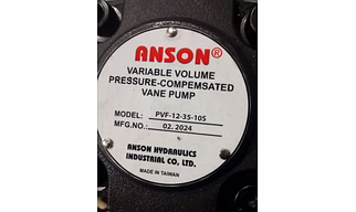ANSON VARIABLE VANE PUMP