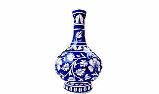 Blue Pottery Handcrafted Vase