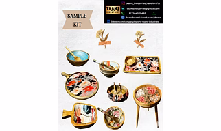 Sample Kit Epoxy Resin Kitchenware Flowered