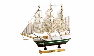 Sailing Wooden Ship - home Decor