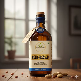 cold pressed groundnut oil