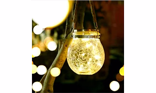 Solar Glow Jar Lantern