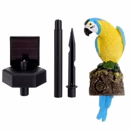 solar blue parrot light