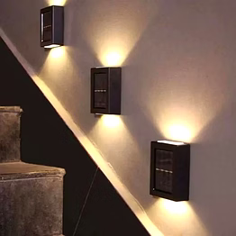 classicgrid solar wall light