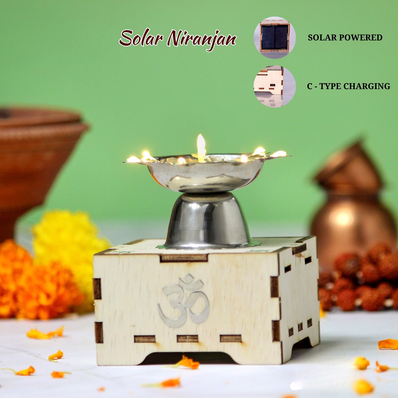 solar niranjan diya