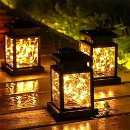 auroraglow solar lantern string
