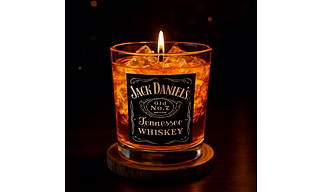 Jack Daniels Liquor Candle