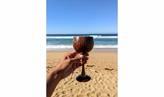 coconut shell Wine Glass