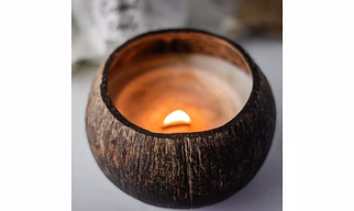 Coconut shell pure wax candle 100-150 ml