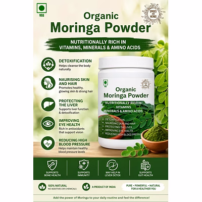 organic moringa powder