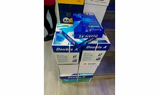 Double A A4 size printing paper for office.