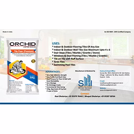 orchid tile fixer premium (white)