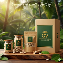 green vyapari quilon processed cashewnut