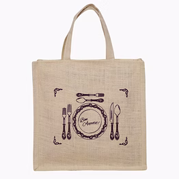 jute lunch bag