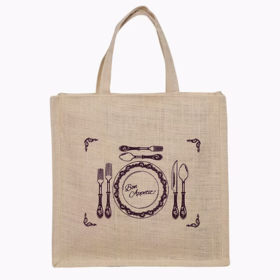 jute lunch bag
