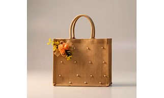 Jute gifting bag