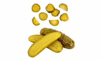 Sliced Fermented Gherkins in Acetic Acid