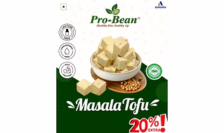 Pro -bean masala tofu