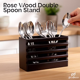 prodecor classic wooden cutlery holder